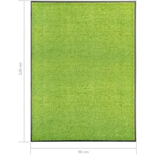 vidaXL Fussmatte 90 x 120 cm Grün