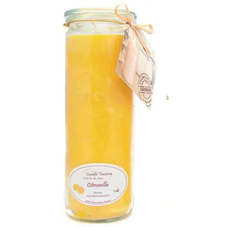 Candle Factory - Big Jumbo Duftkerze im Weckglas Duft: Citronella