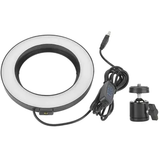 Elprico Ringlicht, 6-Zoll-LED-Ringlicht Fotografie Dimmbares Video Live Studio Kamera Foto Selfie Video Licht