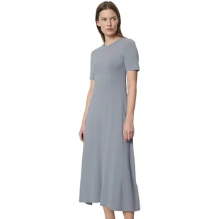 Jerseykleid MARC O'POLO "aus OCS Blended TENCELTM Modal" Gr. XXS, Normalgrößen, blau Damen Kleider Freizeitkleider