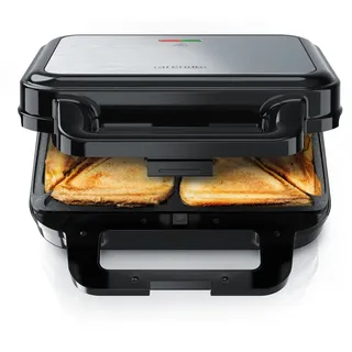 Arendo Sandwichmaker, 900 W, Antihaft, Cool Touch, BPA frei