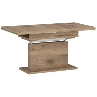 Meble Wójcik Couchtisch ausziehbar, höhenverstellbar, Eiche Dekor - 110/150x58/74x70cm (BxHxT)