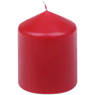Stumpenkerzen Rubin Rot 100 x 77 mm 4 St.