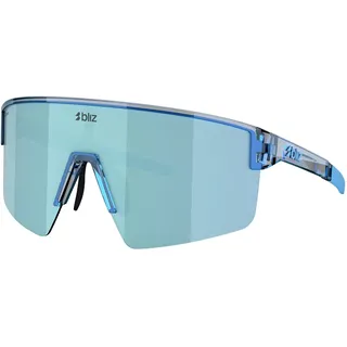 Bliz P004 Sonnenbrille - Transparent Blue - Smoke with Ice Blue Multi/CAT3 blau