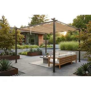 Jet-Line Luxor Light 4 x 3 m Beige/Anthrazit