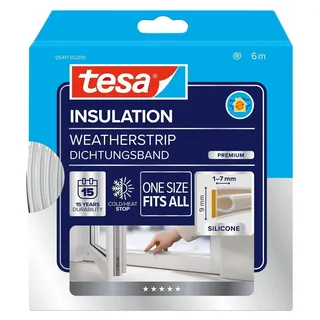 Tesa Silikondichtung 6 m x 0,9 cm