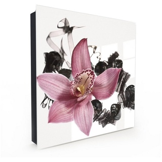 Primedeco Schlüsselkasten »Dekor-Schlüsselkasten, Magnetpinnwand und Memoboard mit Glasfront Motiv Orchideenblüte«