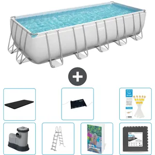 Bestway Power Steel Rechteckig - 640x274x132 Cm - 8-teilig  S543