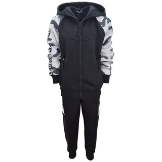 Hessis Jogginganzug Freizeitanzug Trainingsanzug JF310 (Jacke mit Jogginghose) weiß 104