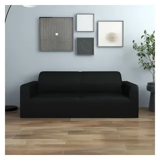 furnicato Sofahusse Dehnbare Schwarz für 2-Sitzer 145-185 cm Breite schwarz 185 cm x 185 cm