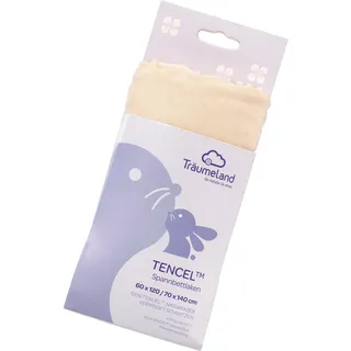 Träumeland Bettlaken Tencel 70 x 140 cm beige