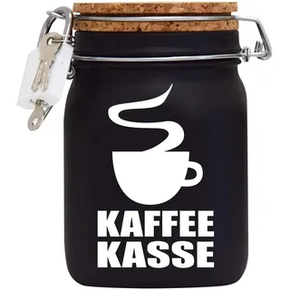 Spardose Kaffeekasse Geld Geschenk Idee Schwarz L