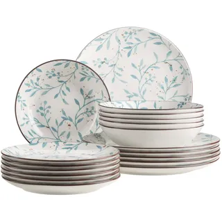 Mäser Olive Teller Set 18-tlg. Türkis