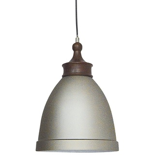 näve Aufbauleuchte Näve Metallpendel Silber Braun Metall Ø 25cm Industriedesign Retro