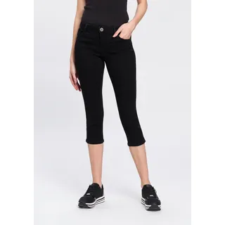 Arizona Caprijeans »Ultra-Stretch«, Mid-Waist, Gr. 38, schwarz Jeans, 314022-38 N-Gr