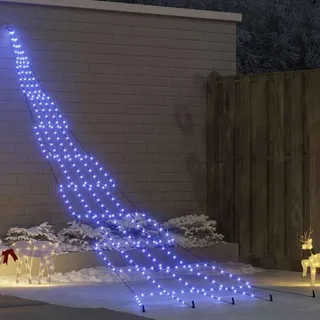 Möbel LED Weihnachtsbaum mit Erdspießen Blau 511 cm Metall - Weihnachtsgirlanden &48185 - Blau