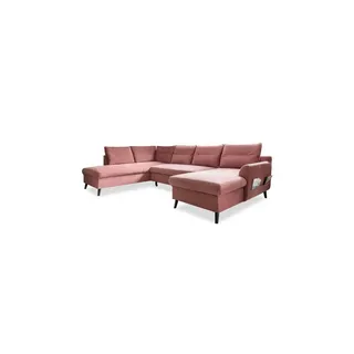Miuform Wohnlandschaft mit Schlaffunktion Stylish Stan , rosa/pink , Maße (cm): B: 300 H: 90
