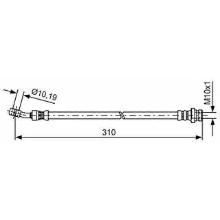 Bosch Bremsschlauch 1 987 481 416