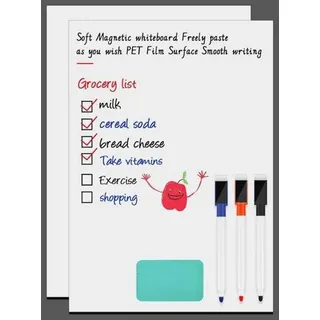 Famanu Whiteboard Folie A4 - Magnetisch und selbstklebend