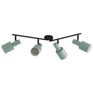 LINDBY Ovelia 4-flg. grün/schwarz Metall
