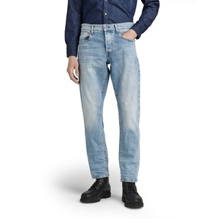 G-STAR RAW Herren 3301 Regular Tapered Jeans, Blau (lt indigo aged 51003-C052-8436), 38W / 36L