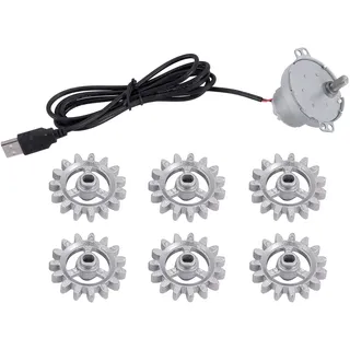 Joskeijky Automatische Drehen Spieß Grill Werkzeuge Metall BBQ Drehrahmen Getriebe mit USB Kabel Motor DIY Automatisches Drehen Rahmen Werkzeug Satz
