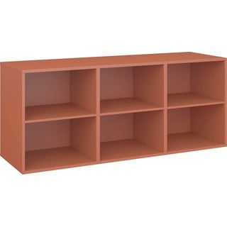 Hammel Furniture Sideboard Keep by Hammel Modul 005, 3 feste Einlegeböden, Wandmontage/ stehend montierbar, Breite 133,8 cm orange