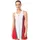 Head Racket ärmelloses Kleid Red White XL