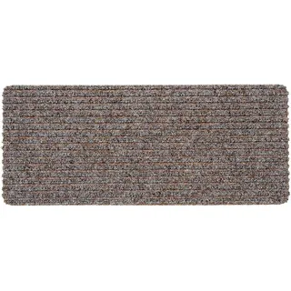 Schmale rutschfeste Fußmatte innen pflegeleicht - Beige 25x60cm rechteckig | Langlebige Schmutzfangmatte strapazierfähig Türmatte wasserabweisend Fußabtreter antistatisch Schuhparkplatz schmutzabweisend