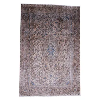 Borento Teppich Perserteppich Vintage 293 x 195 cm, rechteckig, Handgeknüpft rot