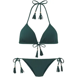 ELBSAND Triangel-Bikini Damen Grün 42 Cup A/B