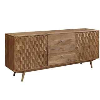 MASSIVMOEBEL24.DE Sideboard 180 x 75 x 42 cm Beige