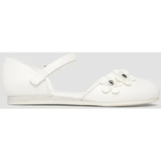 s.Oliver Ballerinas in Lackleder-Optik mit Applikation - weiß 36