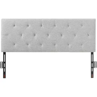 Vevor Kopfteil in voller Größe mit verstellbarer Höhe 143 x 90,5 x 120,5 cm Silber