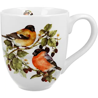 DUO World of Birds XXL Becher 1000 ml THE EURASIAN BULLFINCH New Bone China Porzellan