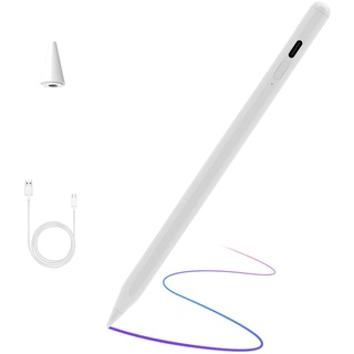 Stylus Stift für Apple iPad(2018-2023), Apple Pencil mit Palm Rejection, Magnetische iPad Pencil, Kompatibel iPad 6./7./8./9.10Generation/iPad Pro 11/12.9/Air 3-4-5/Mini 5-6
