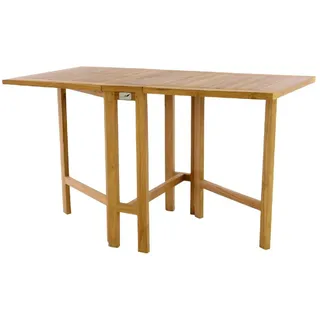 VCM Gartentisch 130 x 75 x 65 cm Braun