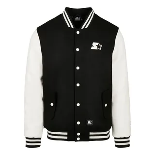 Collegejacke STARTER BLACK LABEL "Herren Starter College Jacket" Gr. XXL, schwarz-weiß (black, white) Herren Jacken Übergangsjacken
