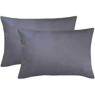 Traumschlaf Kissenbezug Edel-Linon 40 x 60 cm Grau