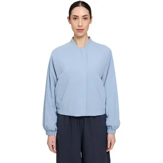 Mazine Damen Short Cotton Bomber Jacke (Größe S, blau)