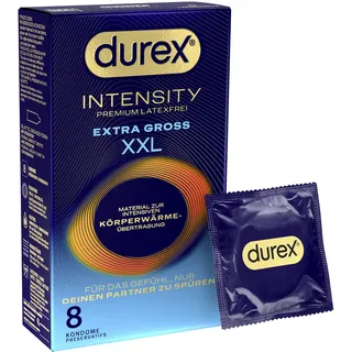 DUREX Intensity XXL Kondome, extra groß, ultra dünn, 8 Stück