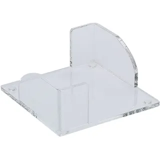 ALCO Notizzettel Zettelbox Acryl gefüllt 100x100x43mm glasklar (12 Stück)
