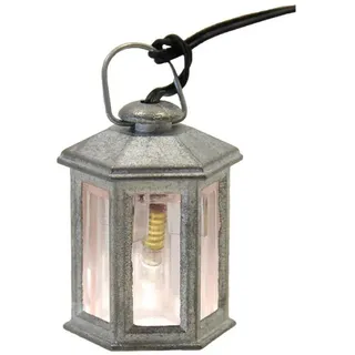 FADEDA Krippen-Zubehör FADEDA Laterne weiß, 6-eckig, 3,5V, LED, Höhe in cm: 4