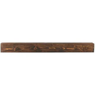 Vevor Kaminsims Naturholz 213,4 x 20,3 x 15,2 cm Tragkraft 22,7 kg Naturbraun