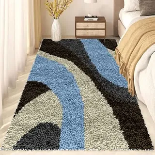 Knüpfteppich Zum Selber Knüpfen-Sets,Groß Latch Hook Rug, Vorgedrucktes Muster Leinwand Teppich Stickerei Handwerk Für Erwachsene Handarbeiten diy Teppich Handarbeit Selbst Knüpfen Set 55 x 75 cm