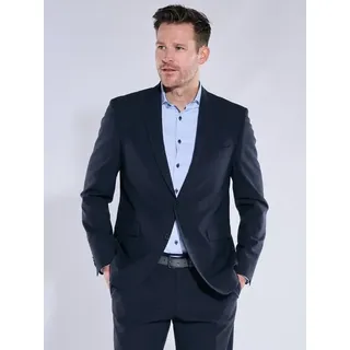 engbers Herren Anzug-Sakko Blau slim fit kariert Reverskragen - 50