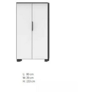 JVmoebel Aktenschrank Büroschrank Arbeitszimmer Einrichtung Designer Sideboard Modern (1-St., 1x nur Aktenschrank) Made in Europa weiß