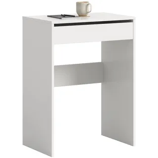 Spiegeltisch Schminkkonsole in Weiß und modernem Design