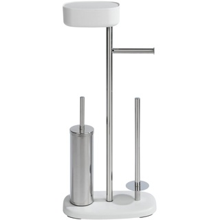 Wenko WC-Garnitur Rivazza weiß Metall