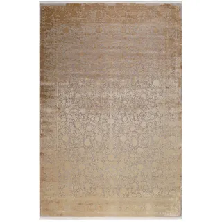 Esprit Vintage-Teppich Florida, Grau, Gold, Textil, rechteckig, 80x150 cm, Textiles Vertrauen - Oeko-Tex®, für Fußbodenheizung geeignet, in verschiedenen Größen erhältlich, pflegeleicht, leicht zusammenrollbar, Teppiche & Böden, Teppiche, Vintage-Teppiche